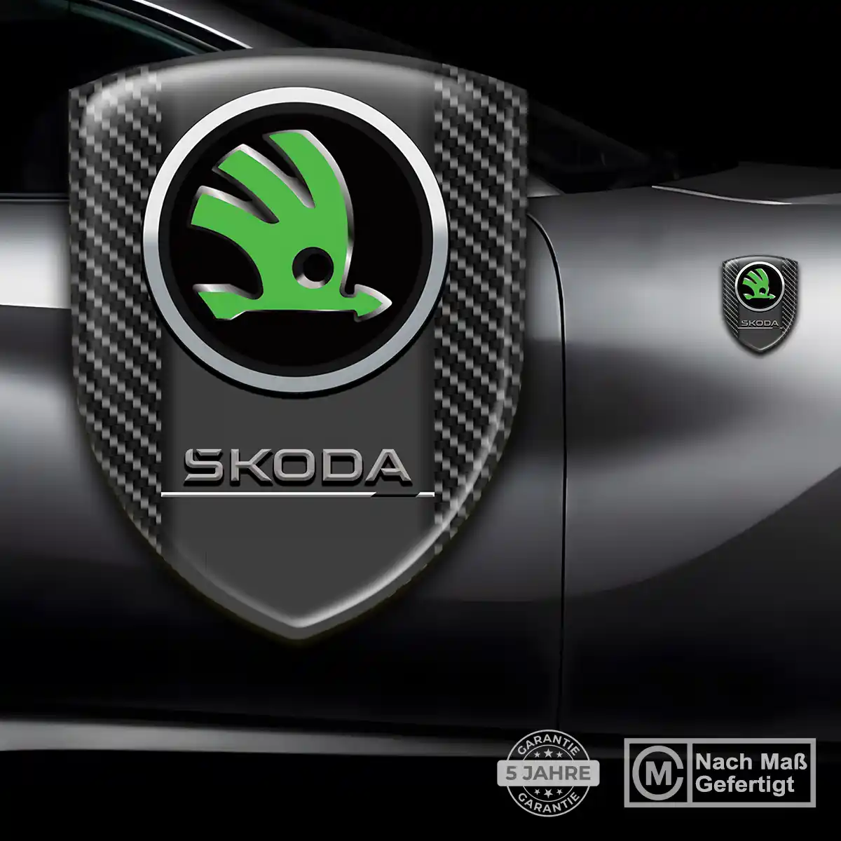 Skoda 3D Gel Aufkleber Premium-Edition