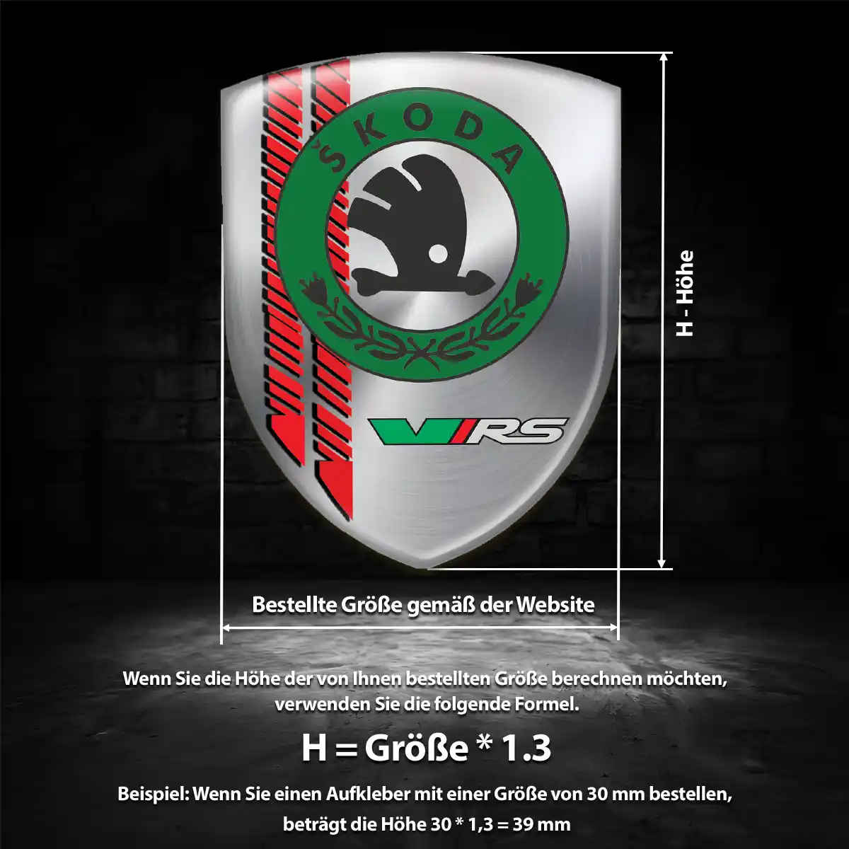 Skoda 3D Gel Aufkleber Wappen Auto Stilvolles Design