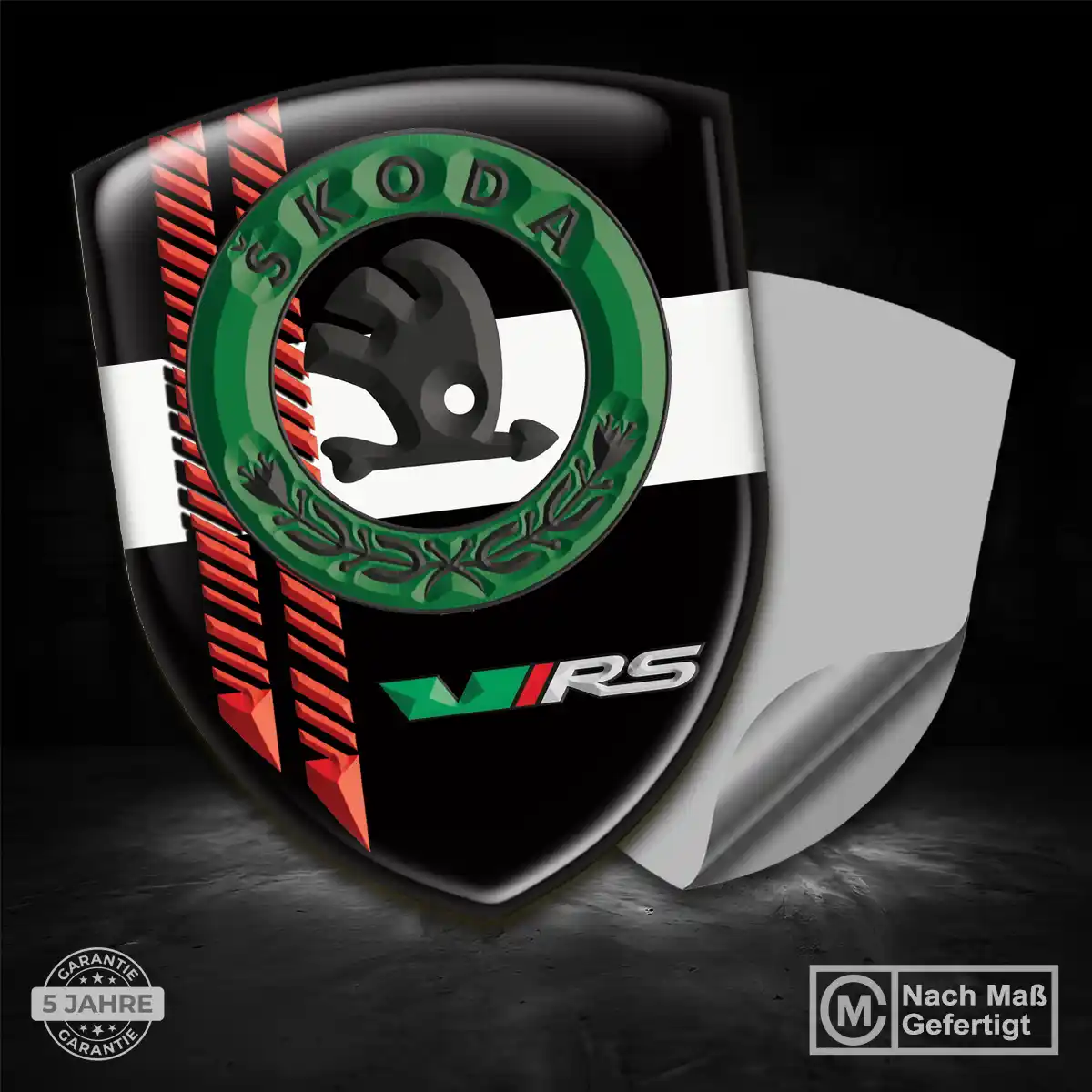 Skoda 3D Gel Aufkleber Wappen Hohe Qualität