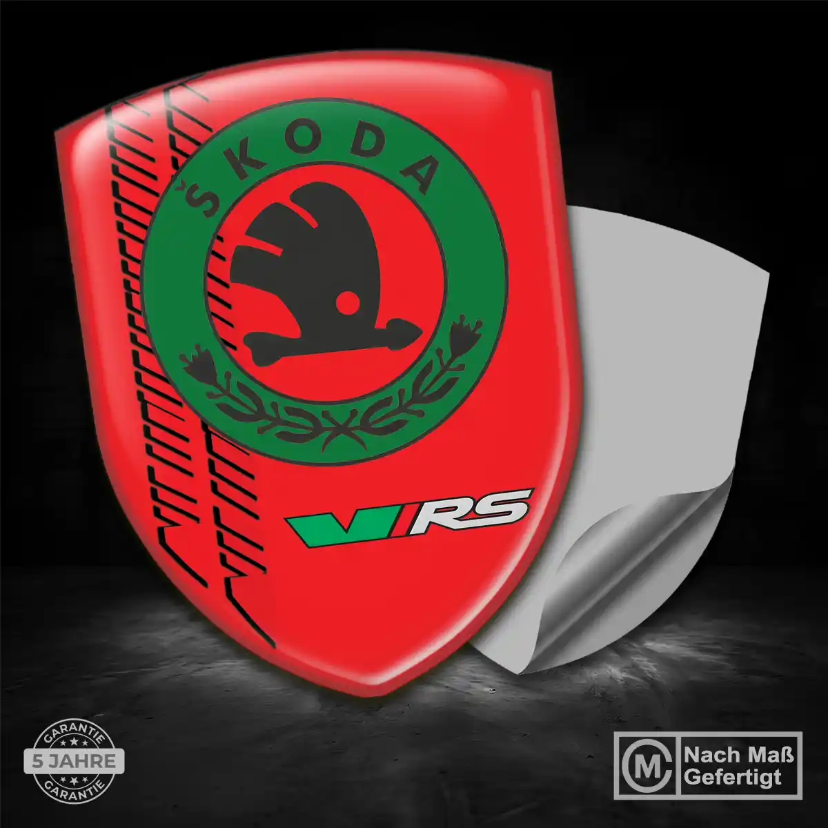 Skoda Aufkleber 3D Gel Emblem Auto Hohe Qualität
