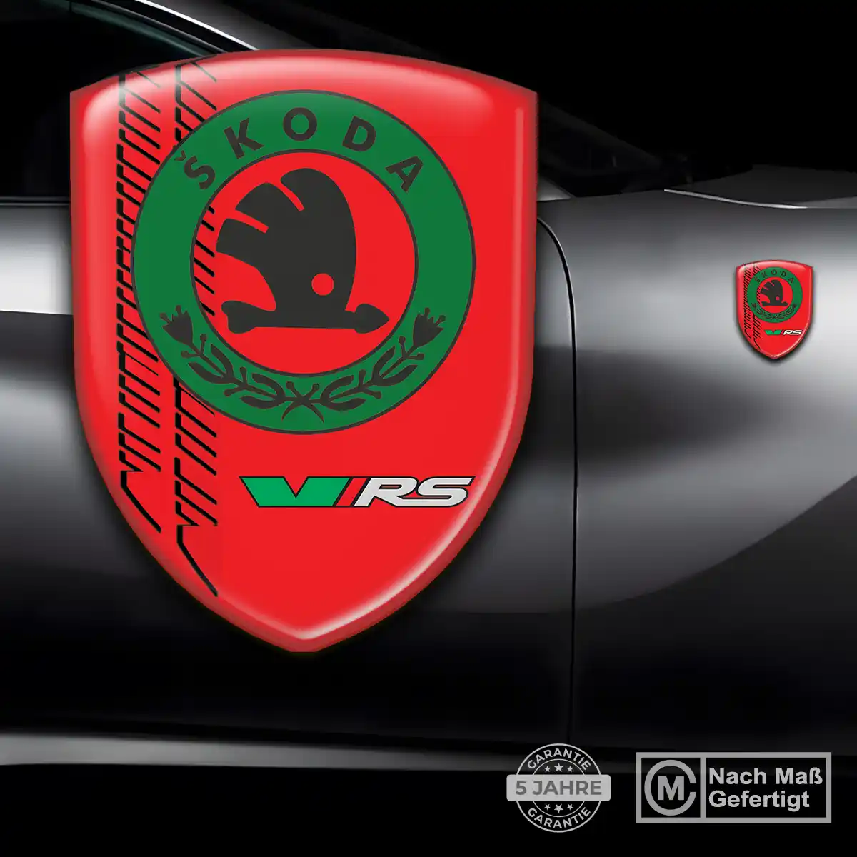 Skoda Aufkleber 3D Gel Emblem Auto Hohe Qualität