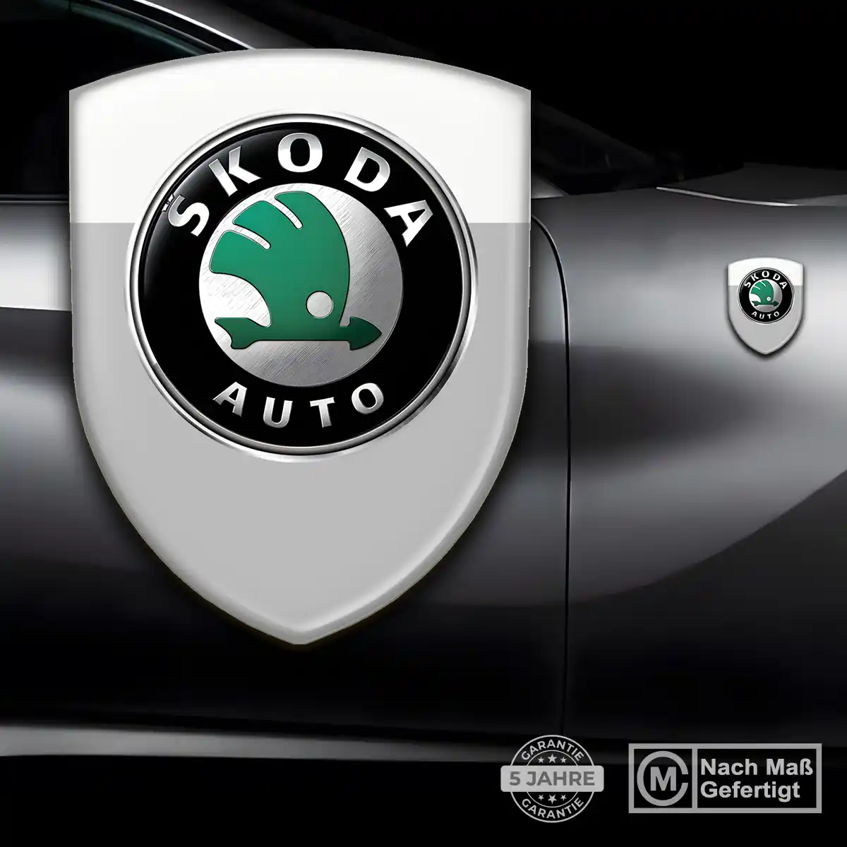 Skoda Aufkleber 3D Gel Emblem Hohe Qualität