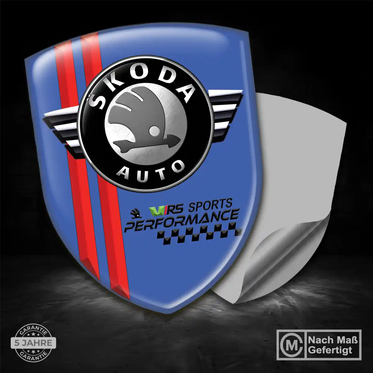 Skoda Aufkleber 3D Gel Embleme Auto Hohe Qualität
