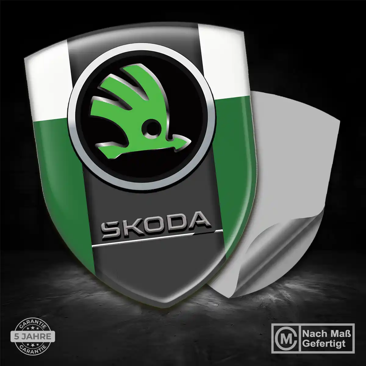 Skoda Aufkleber 3D Gel Wappen Auto Hohe Qualität