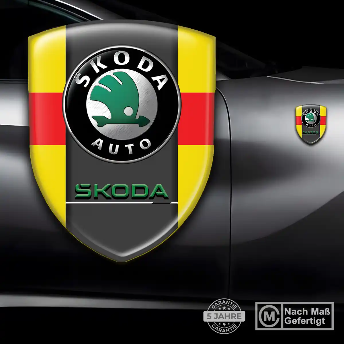 Skoda Aufkleber Auto Stilvolles Design