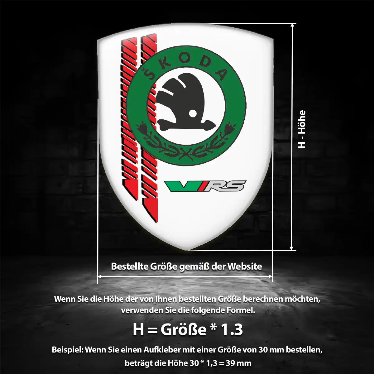 Skoda Aufkleber Emblem Auto Hohe Qualität