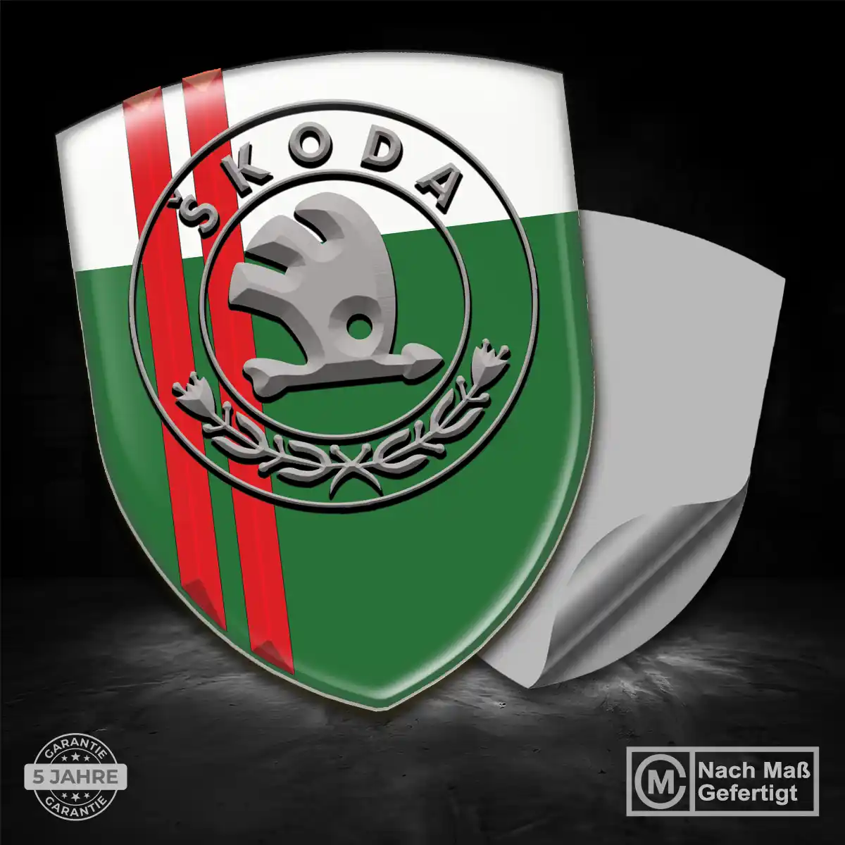 Skoda Aufkleber Emblem Auto Premium-Edition