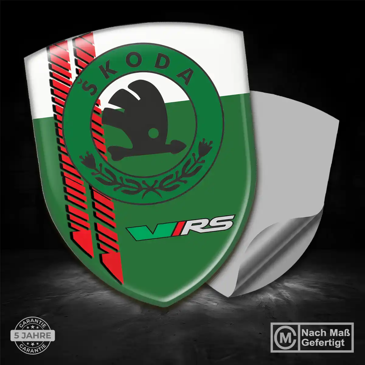 Skoda Aufkleber Emblem Hohe Qualität