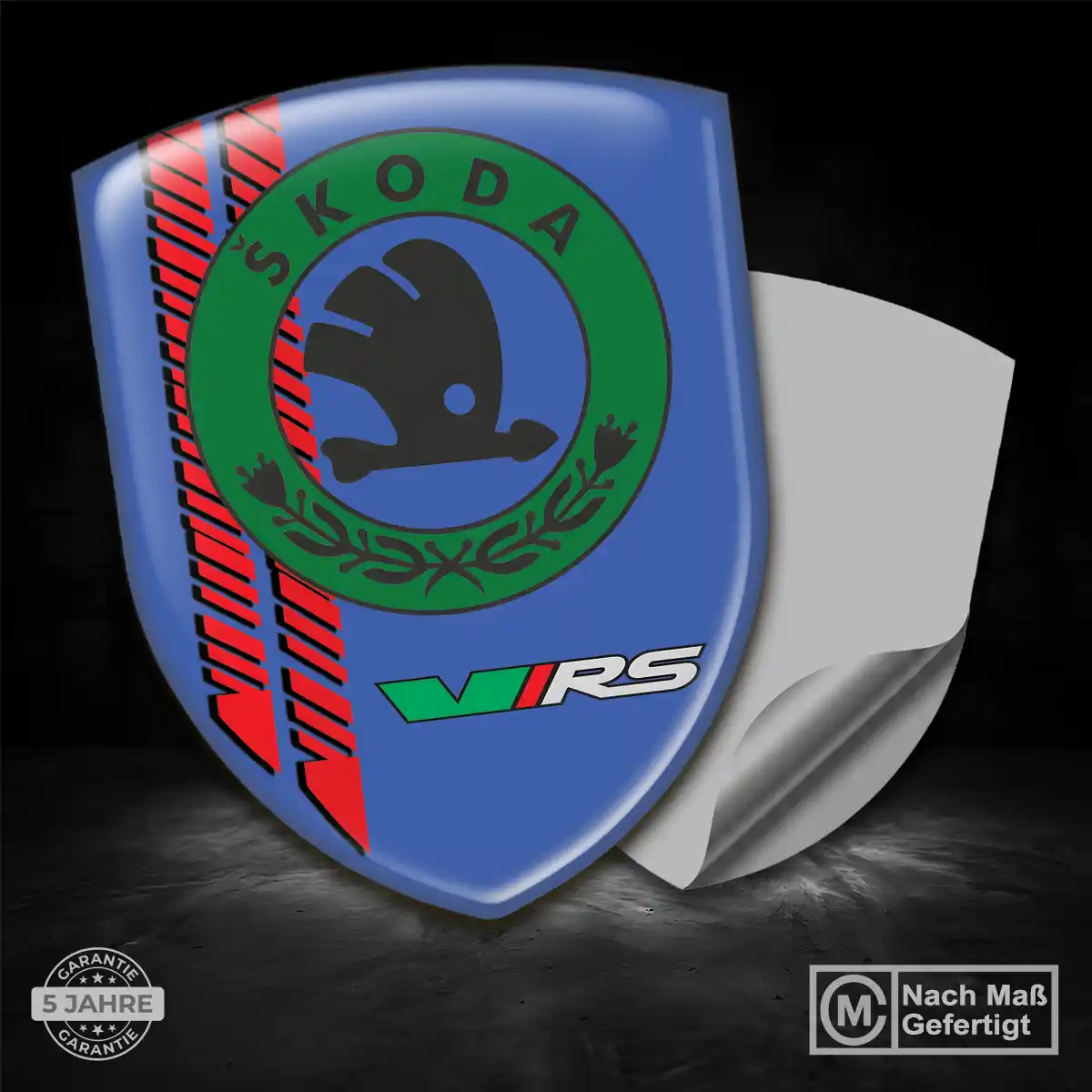 Skoda Aufkleber Emblem Wappen Auto Stilvolles Design