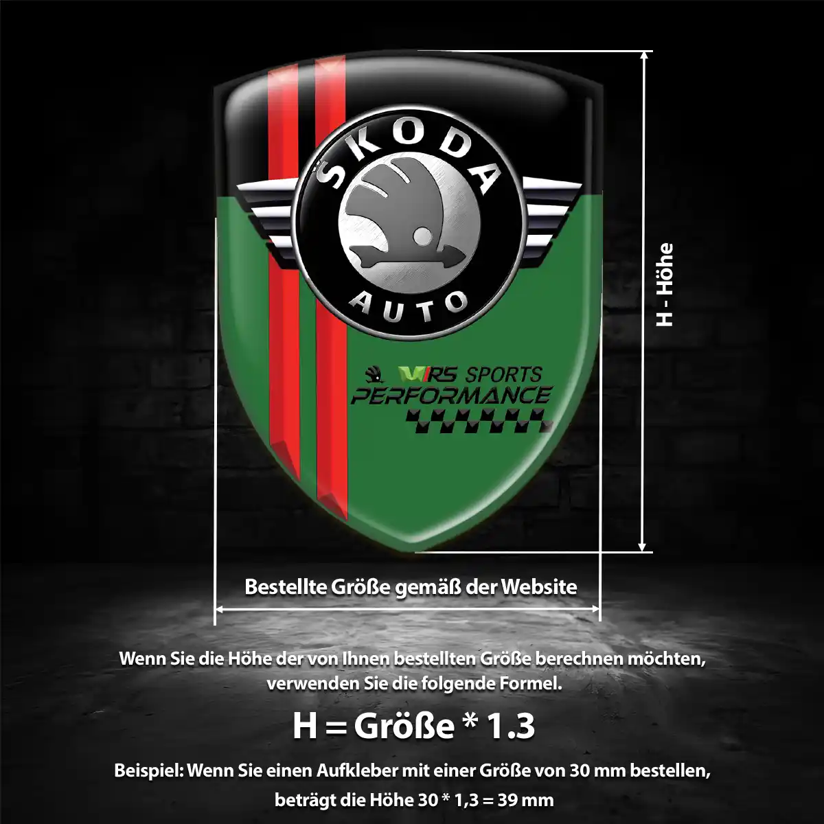 Skoda Aufkleber Embleme Silikon Auto Hohe Qualität
