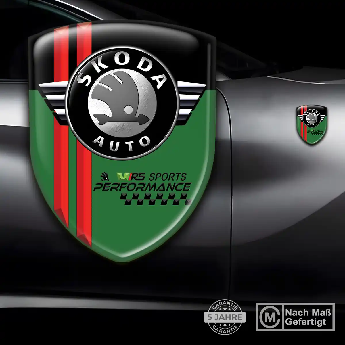 Skoda Aufkleber Embleme Silikon Auto Hohe Qualität
