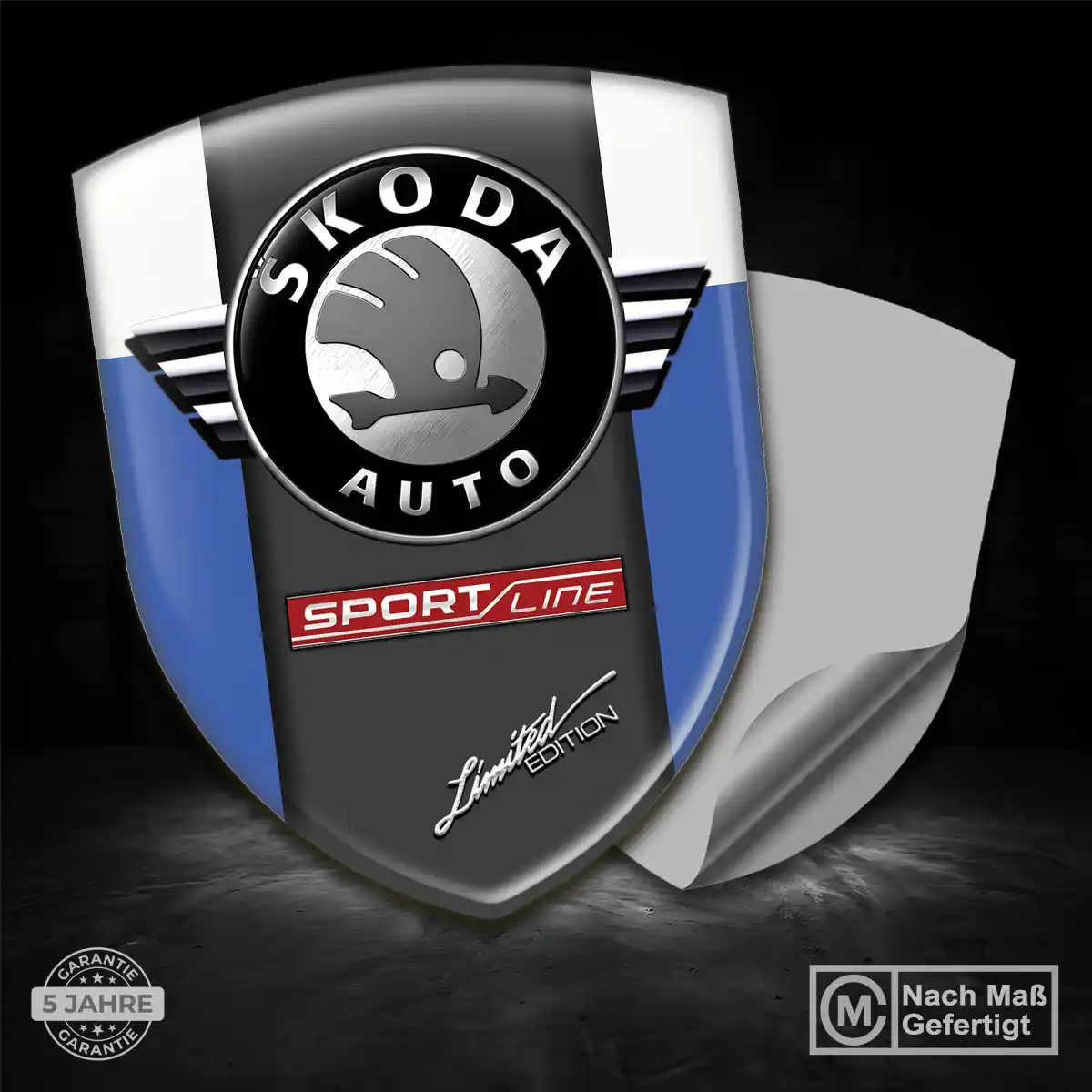 Skoda Aufkleber Embleme Silikon Hohe Qualität