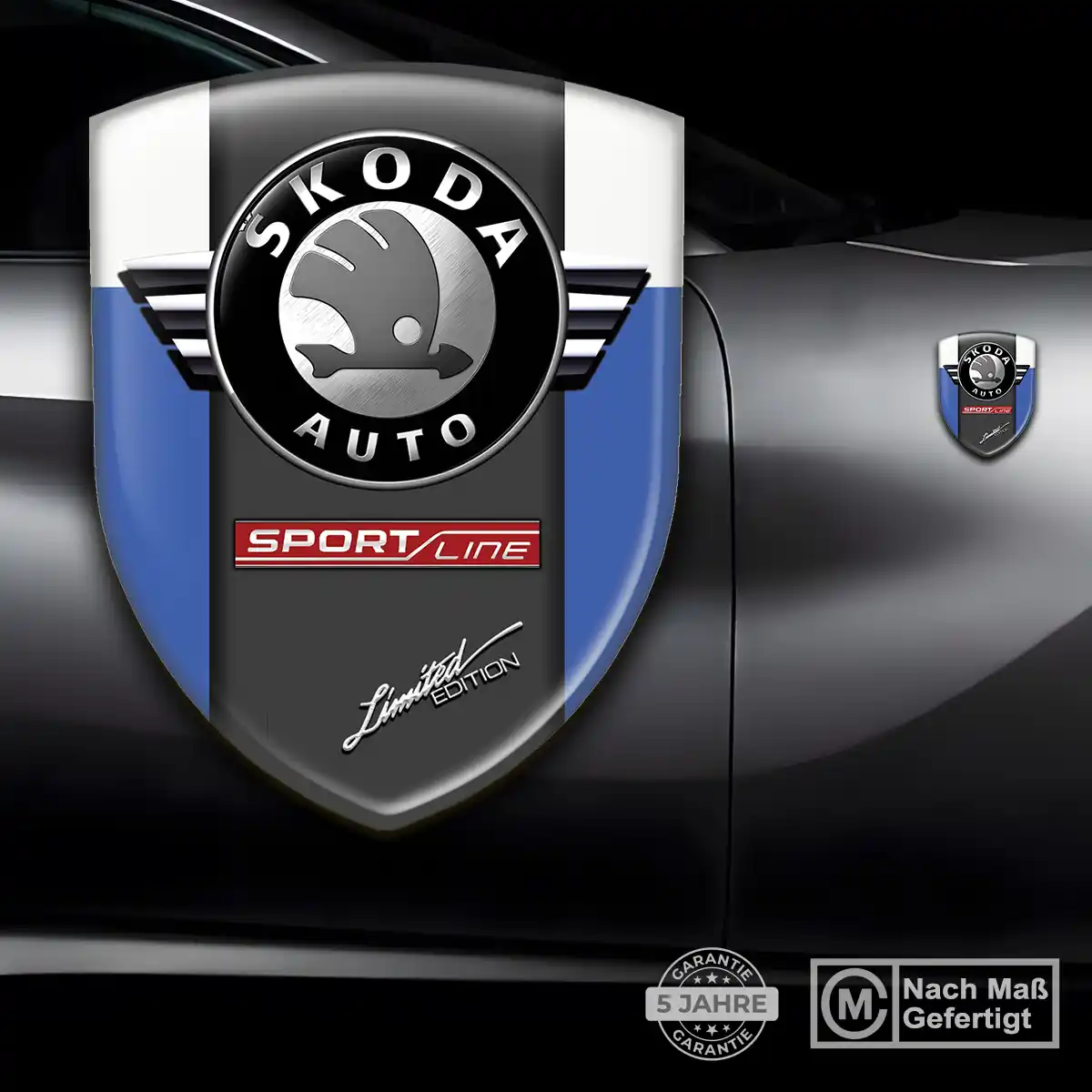 Skoda Aufkleber Embleme Silikon Hohe Qualität