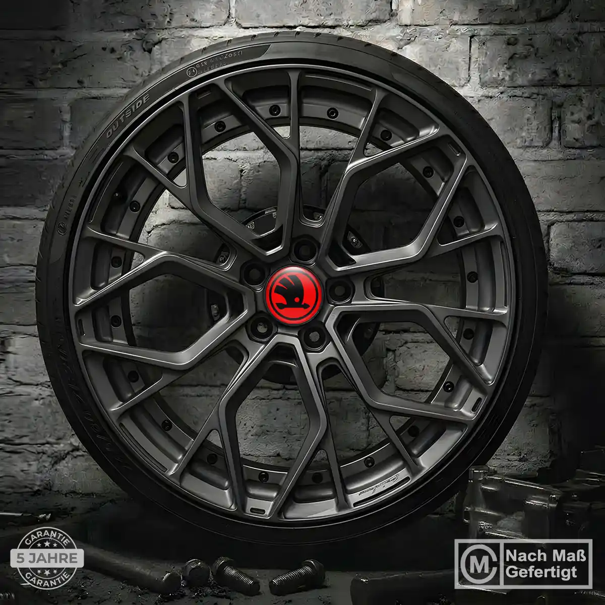 Skoda Aufkleber Nabendeckel Stilvolles Design