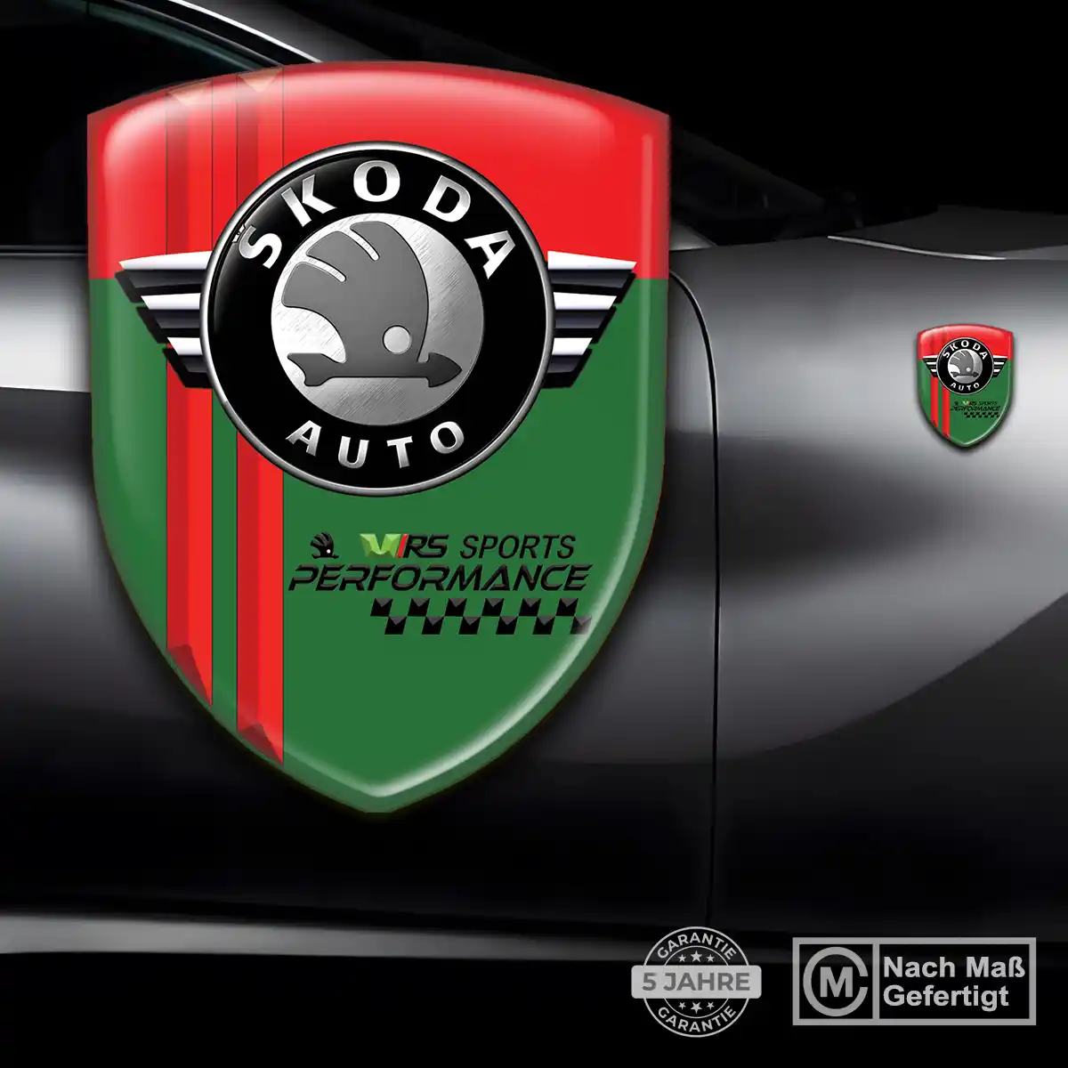 Skoda Aufkleber Stilvolles Design