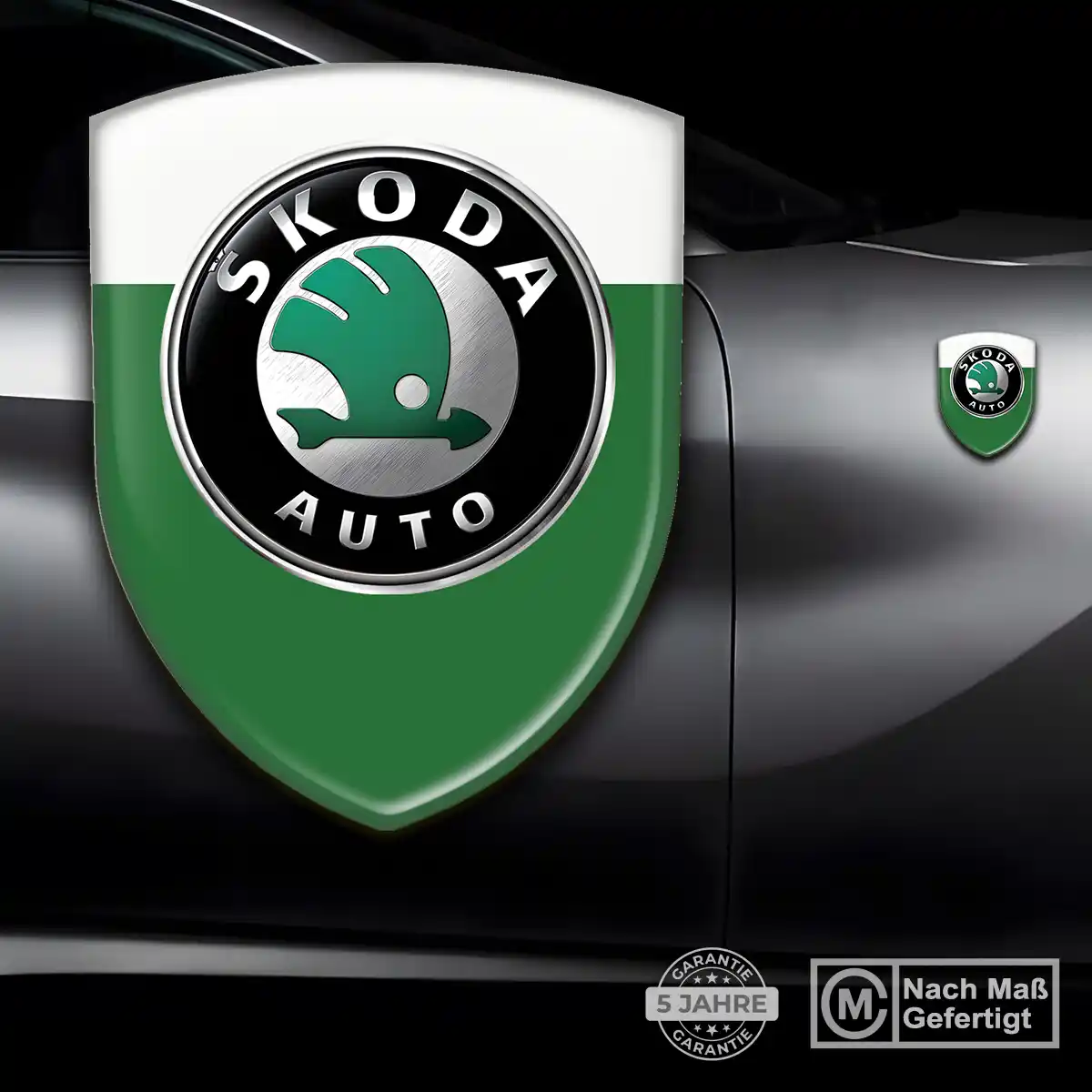 Skoda Aufkleber Wappen Emblem Auto Hohe Qualität