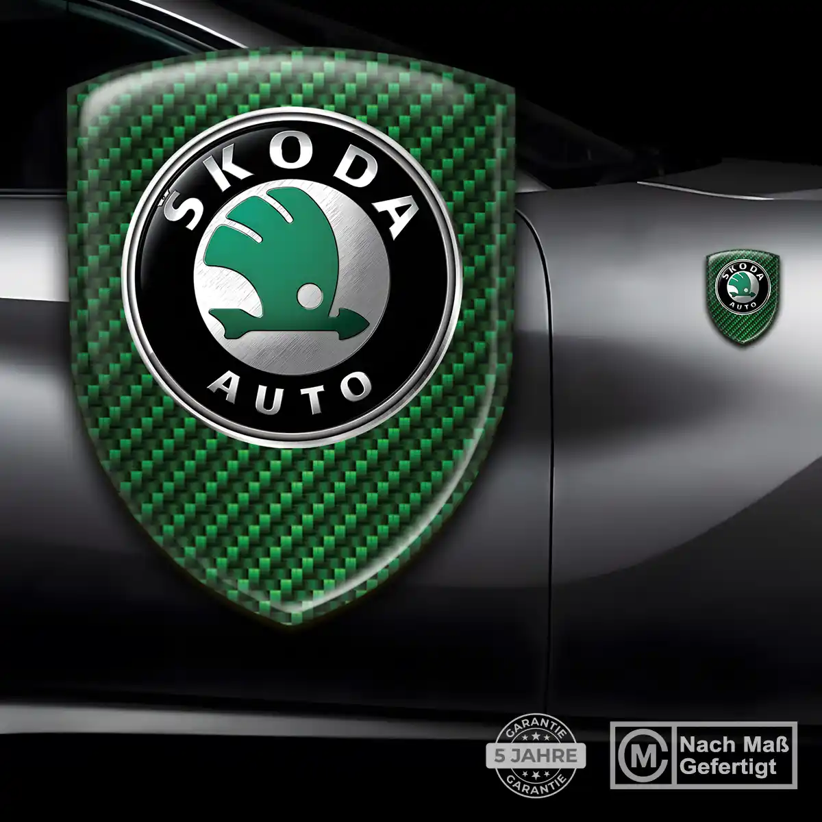 Skoda Aufkleber Wappen Emblem Auto Stilvolles Design