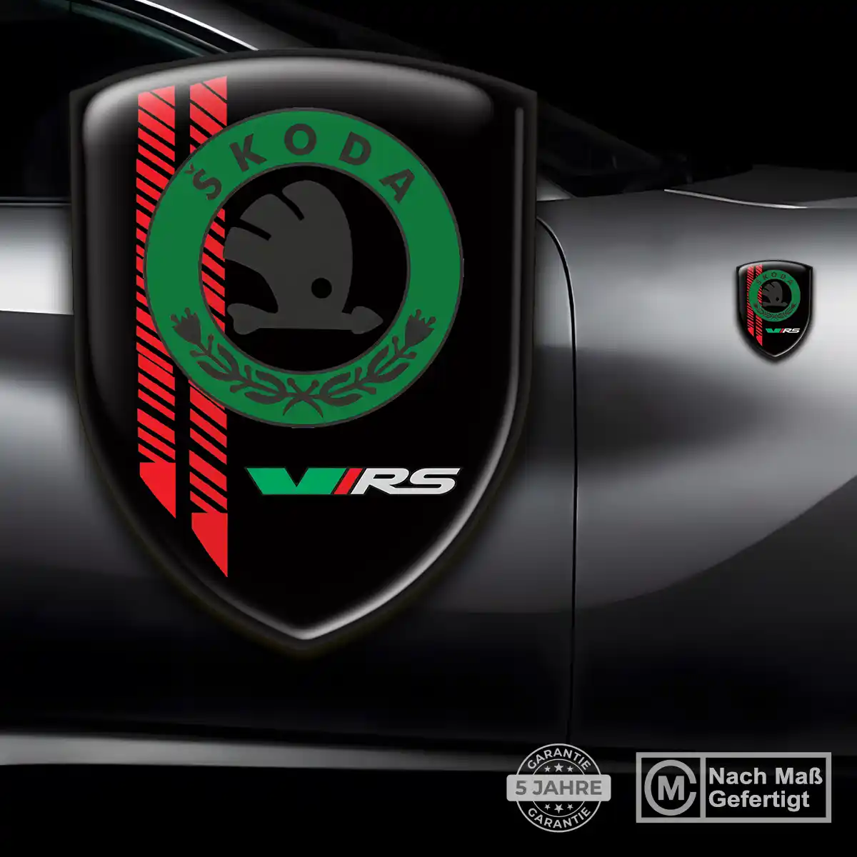 Skoda Aufkleber Wappen Emblem Hohe Qualität