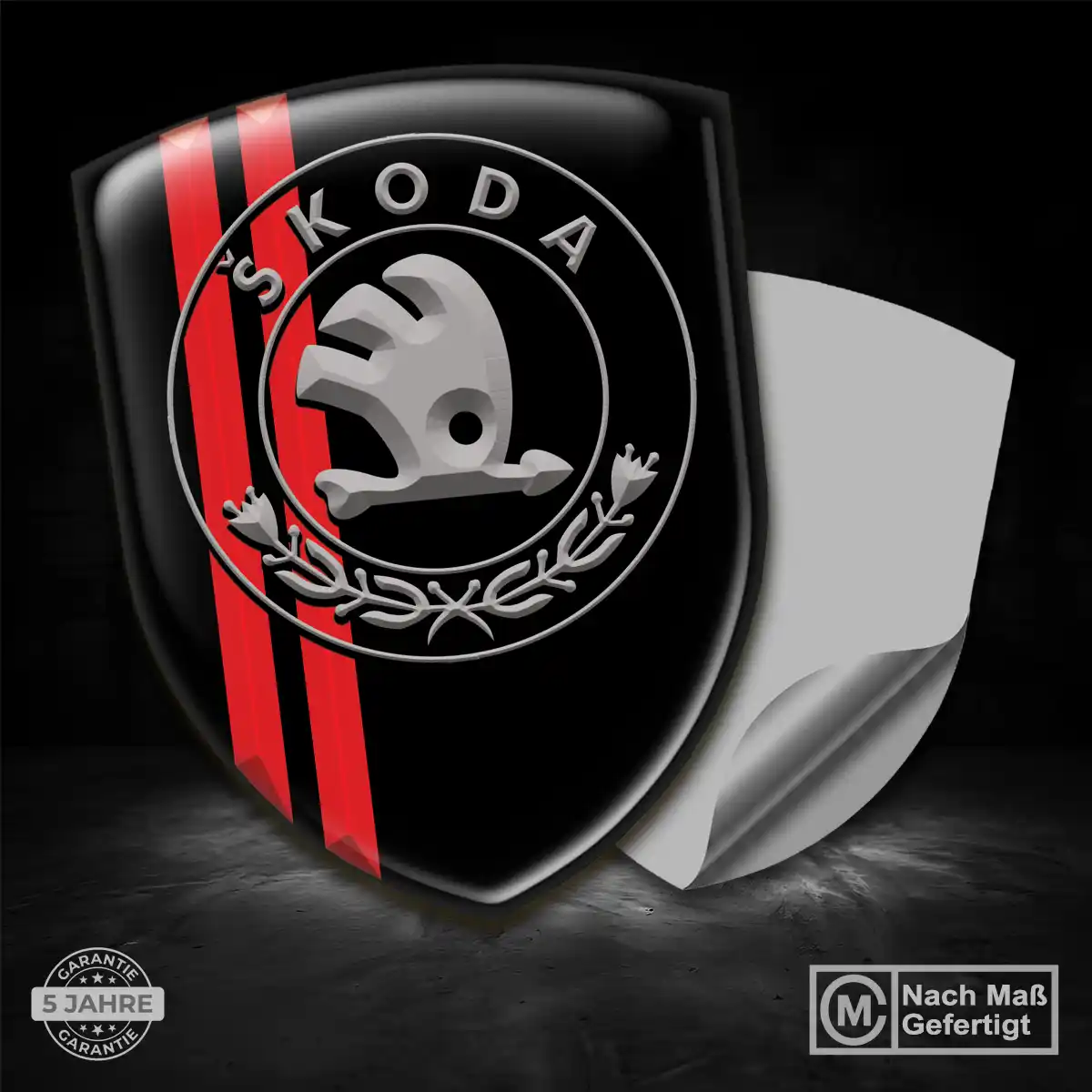 Skoda Emblem Aufkleber Hohe Qualität