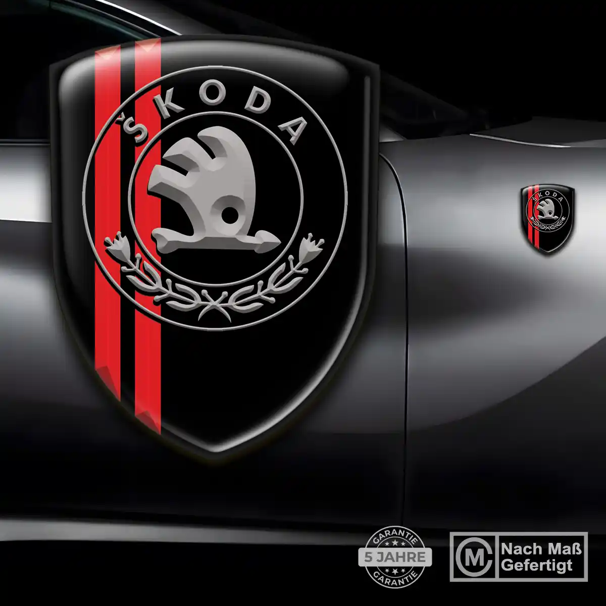 Skoda Emblem Aufkleber Hohe Qualität