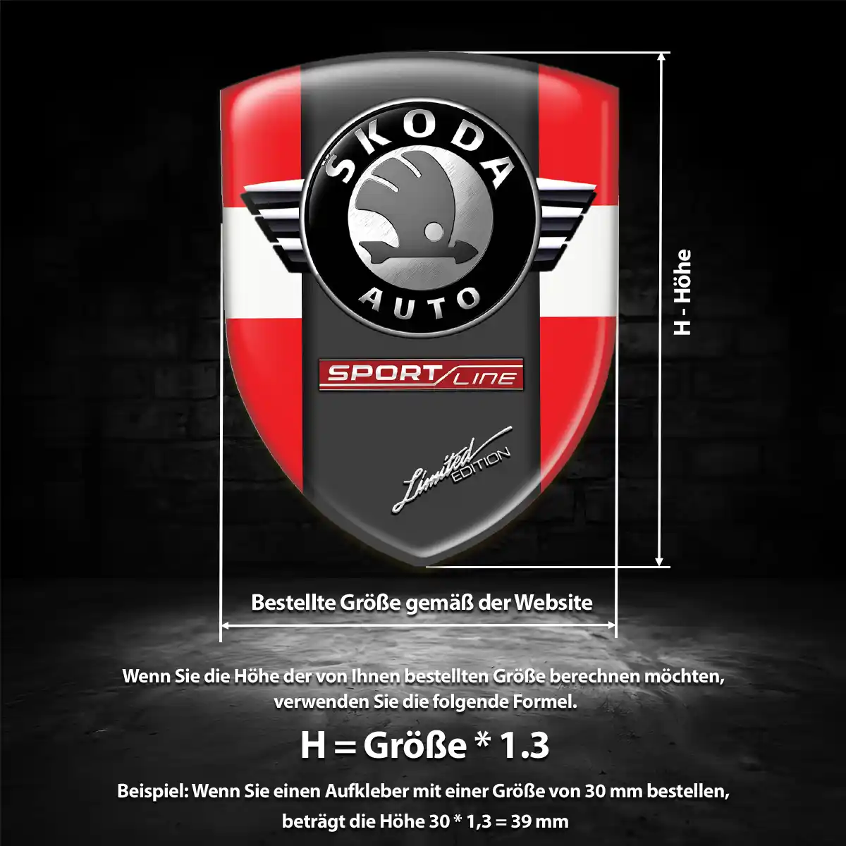 Skoda Emblem Aufkleber Stilvolles Design