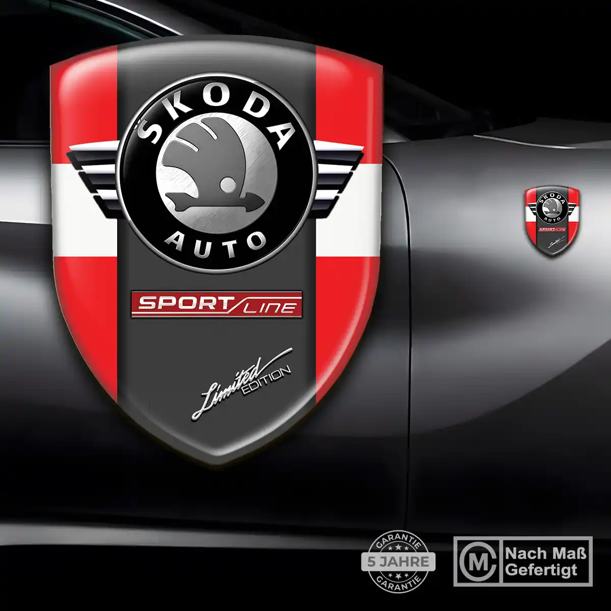 Skoda Emblem Aufkleber Stilvolles Design