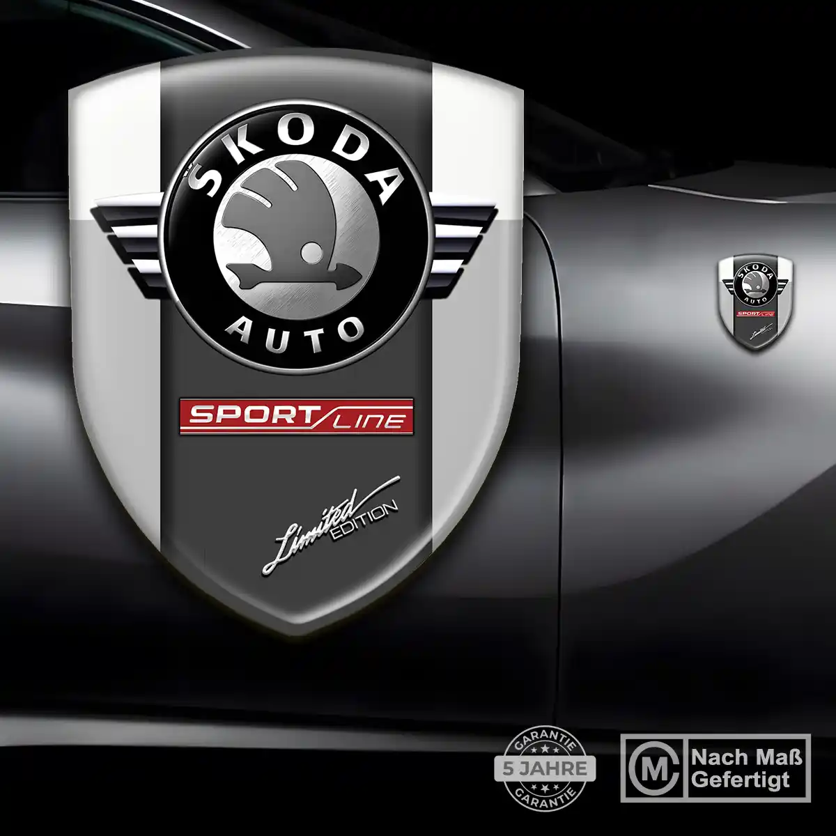 Skoda Emblem Auto Hohe Qualität