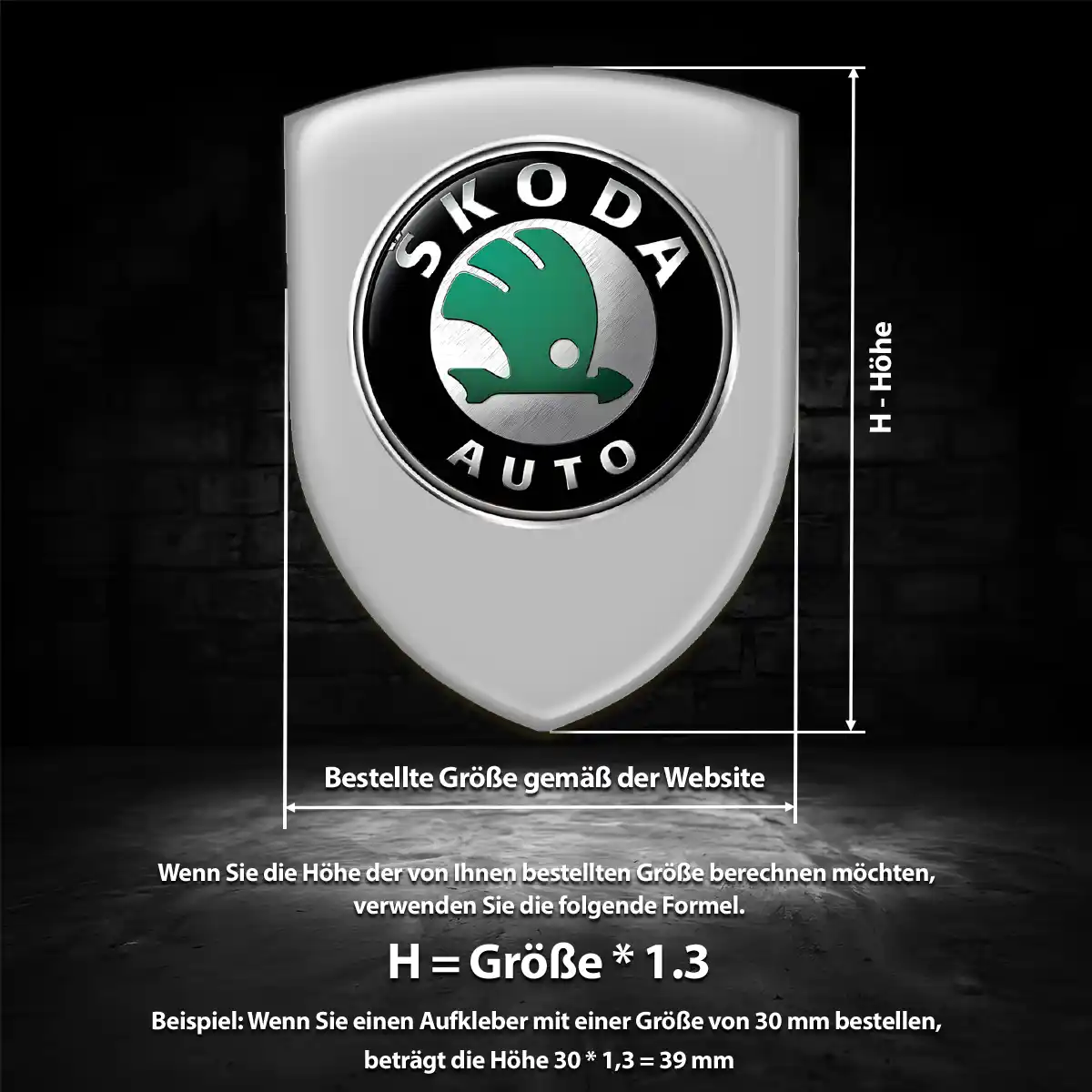 Skoda Emblem Stilvolles Design