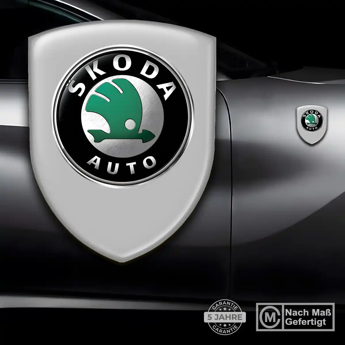 Skoda Emblem Stilvolles Design