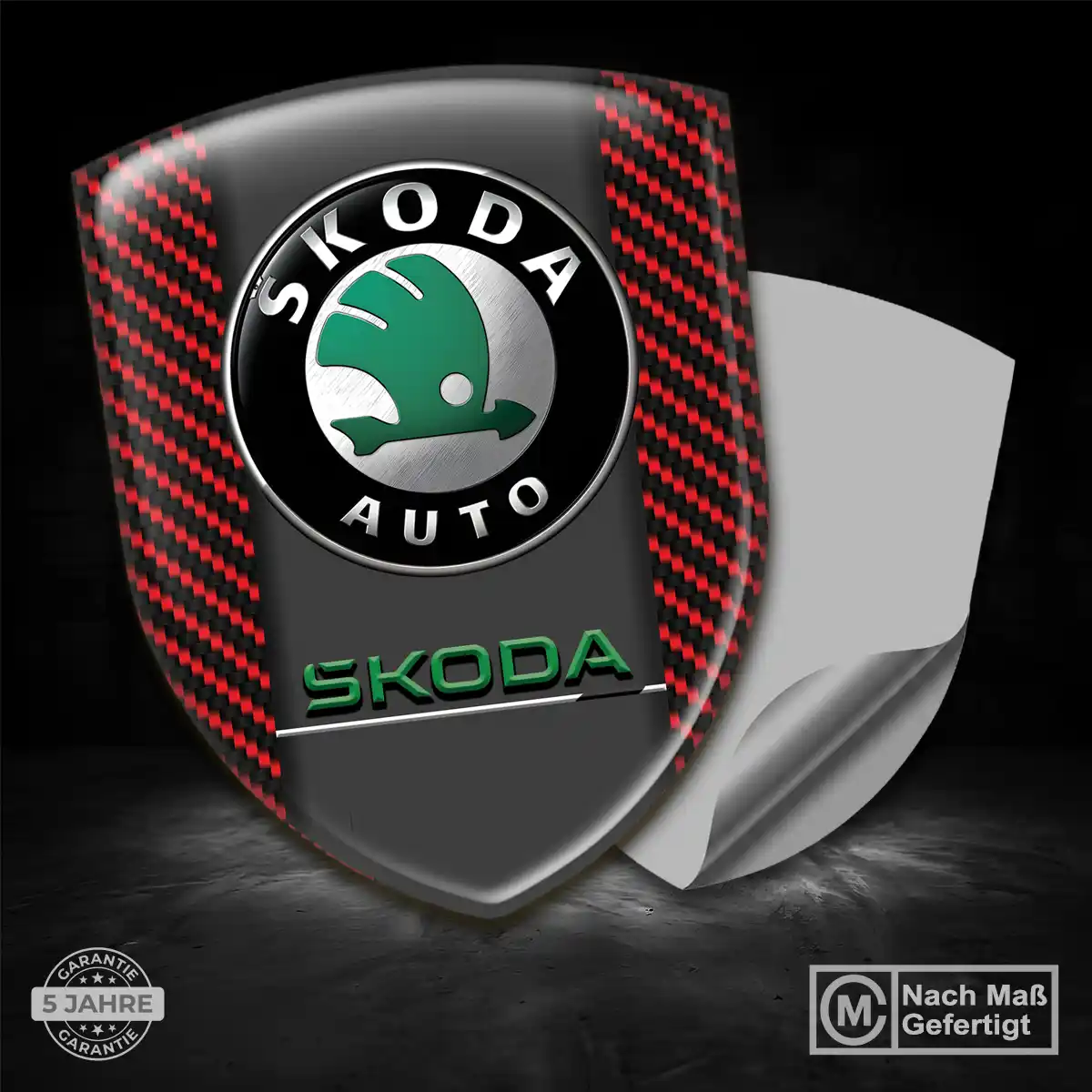 Skoda Emblem Wappen Aufkleber Auto Stilvolles Design
