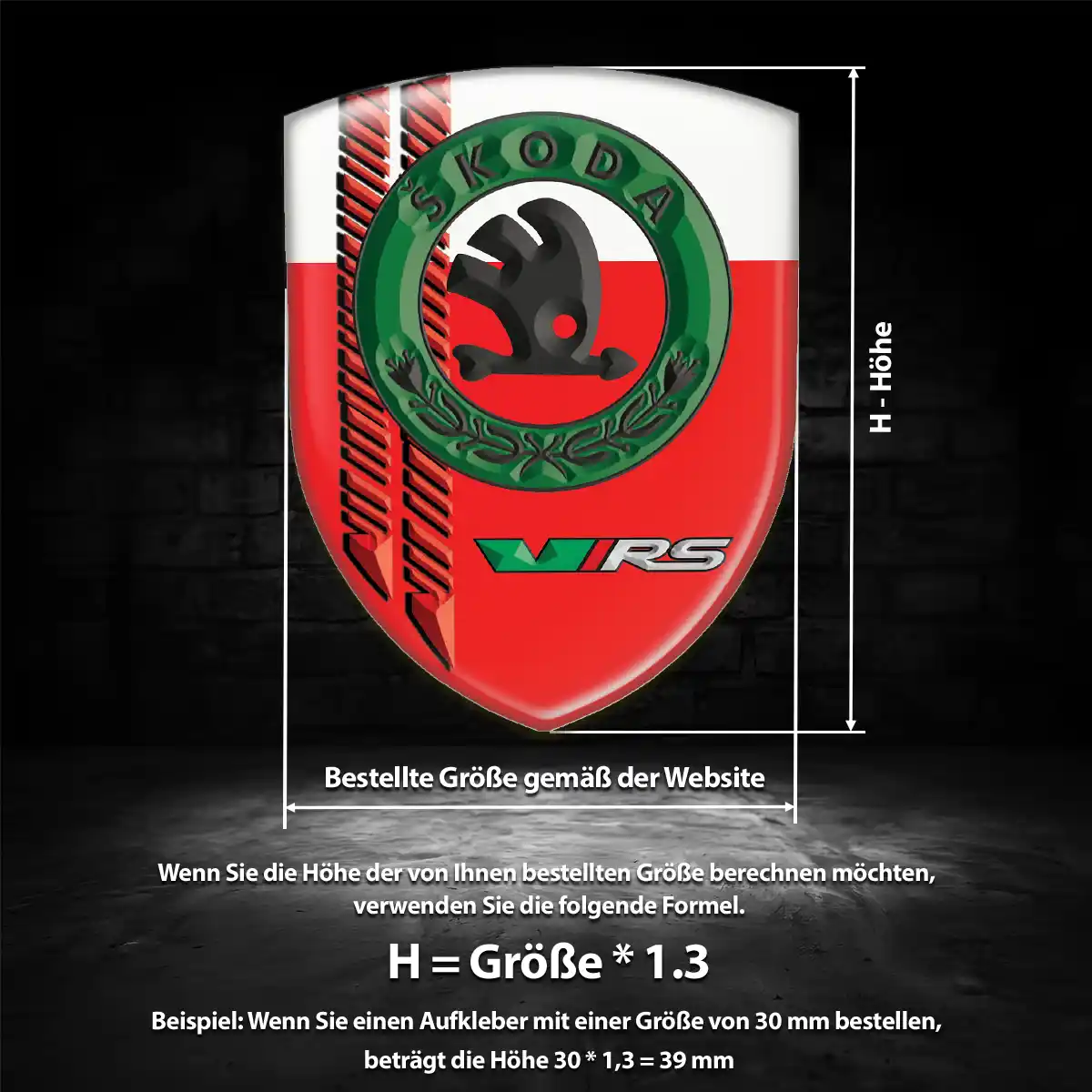 Skoda Emblem Wappen Auto Hohe Qualität