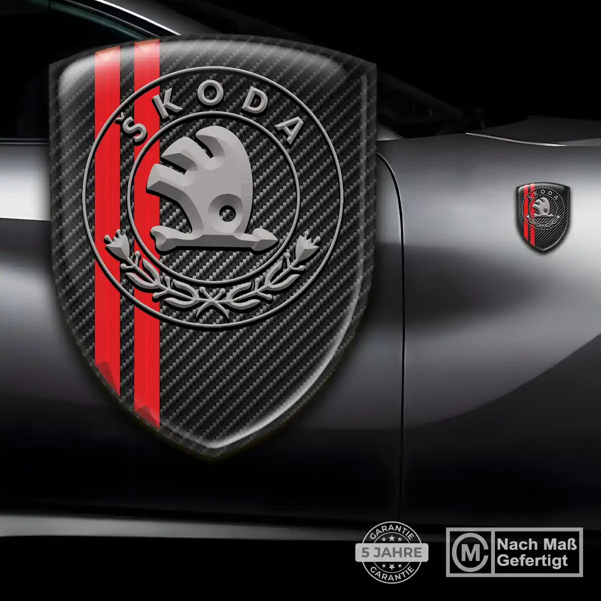 Skoda Emblem Wappen Auto Premium-Edition