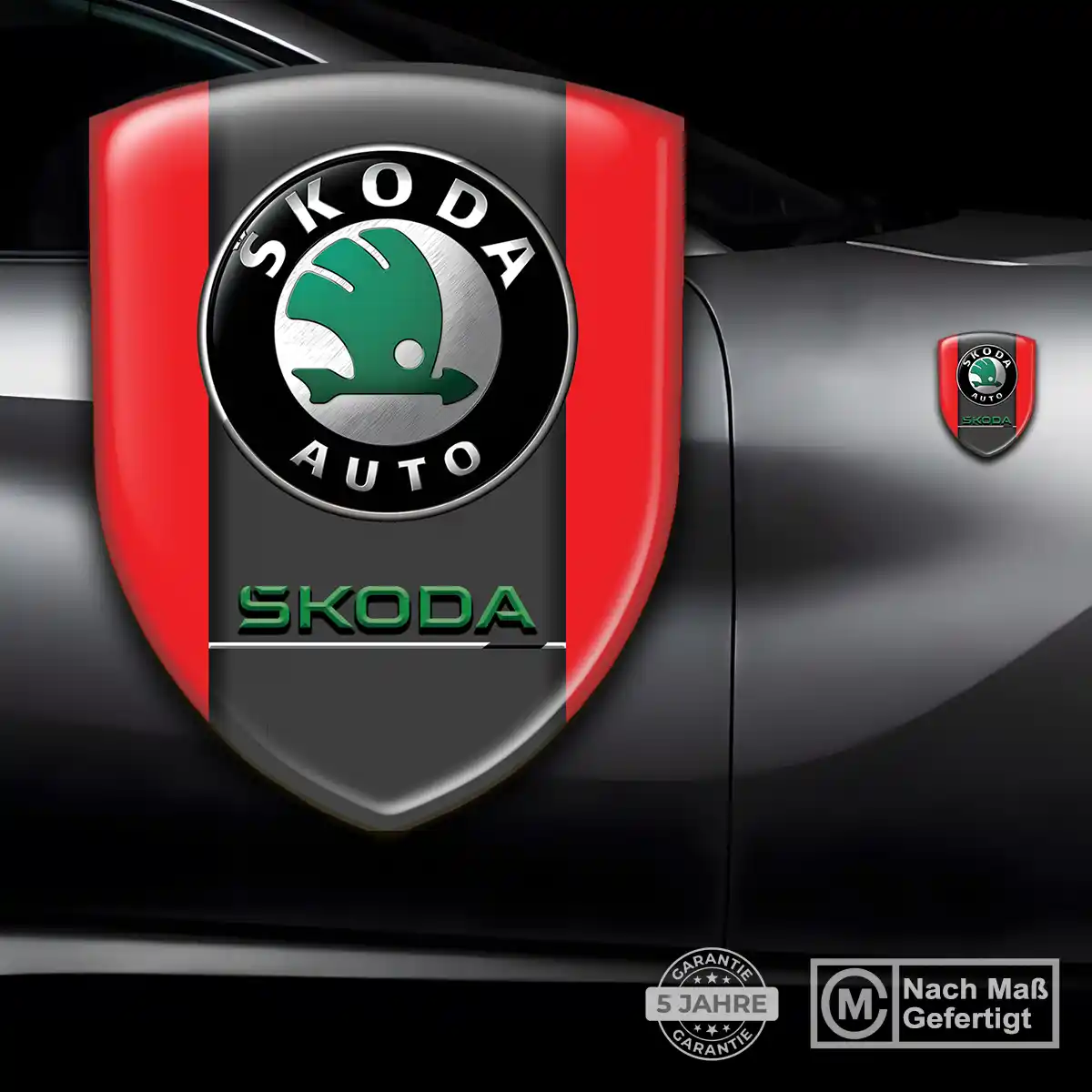 Skoda Emblem Wappen Hohe Qualität