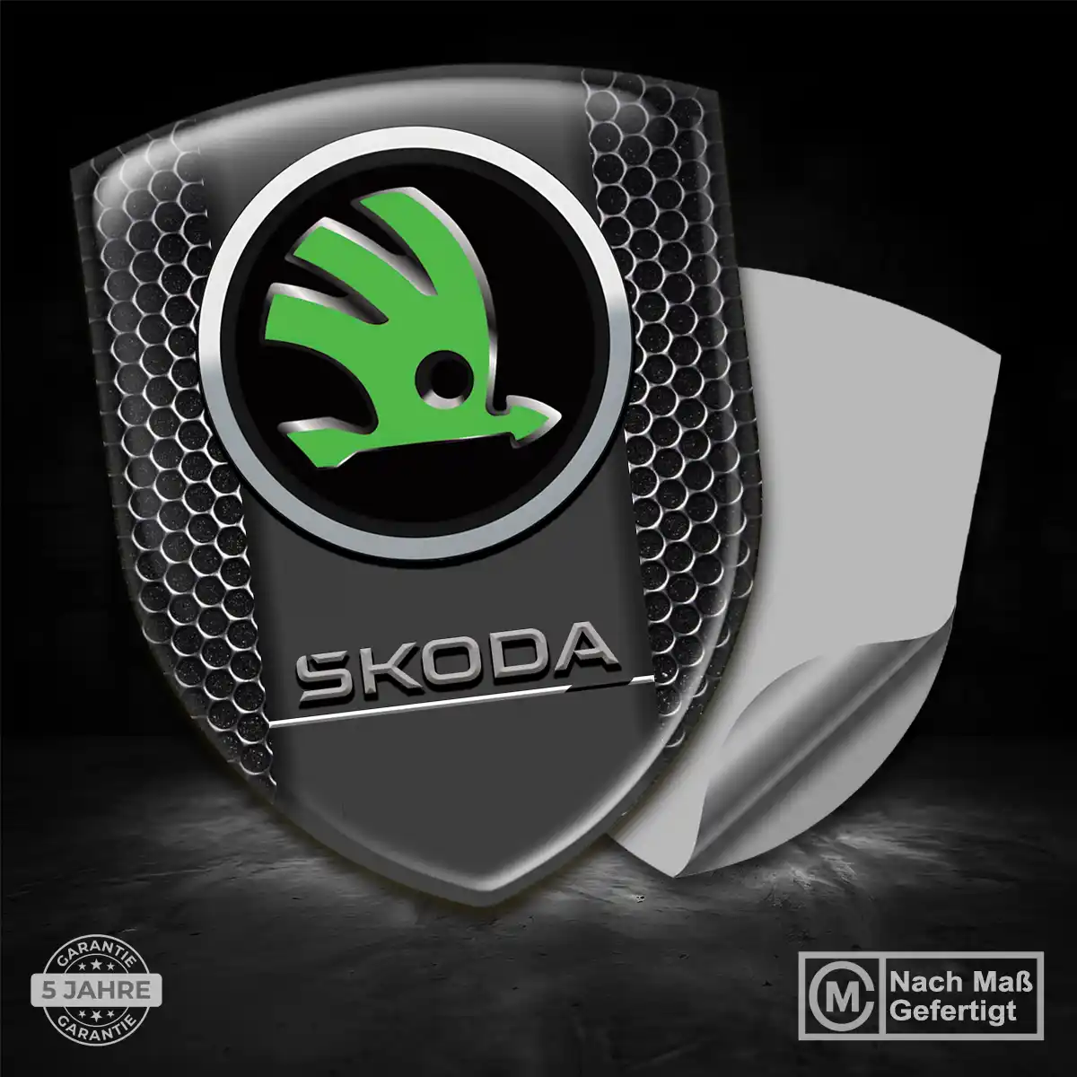 Skoda Emblem Wappen Premium-Edition