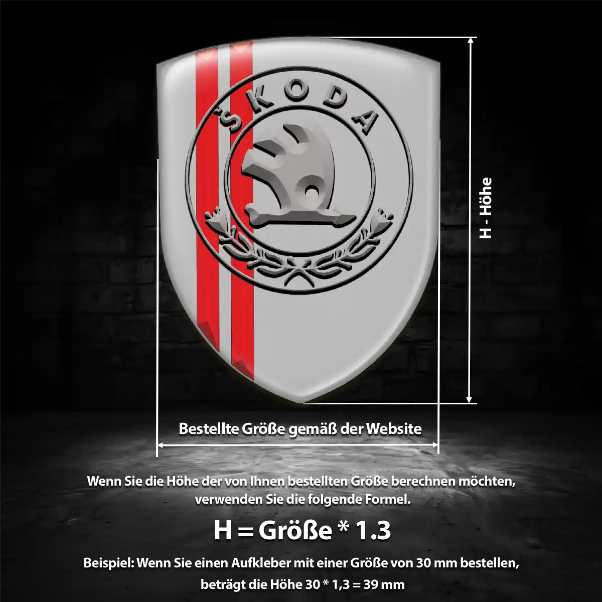 Skoda Emblem Wappen Stilvolles Design