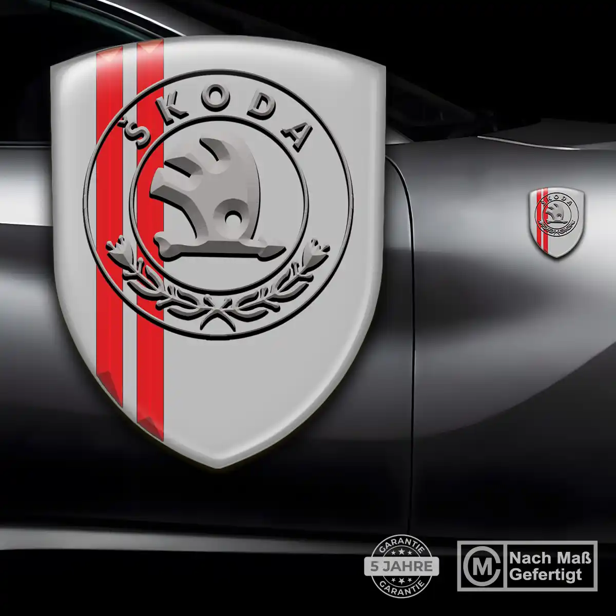 Skoda Emblem Wappen Stilvolles Design