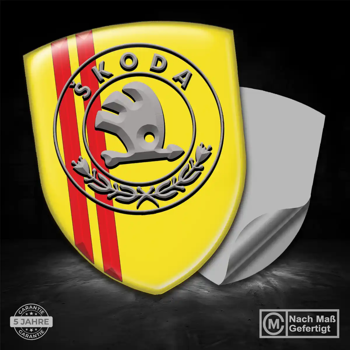 Skoda Embleme Auto Hohe Qualität