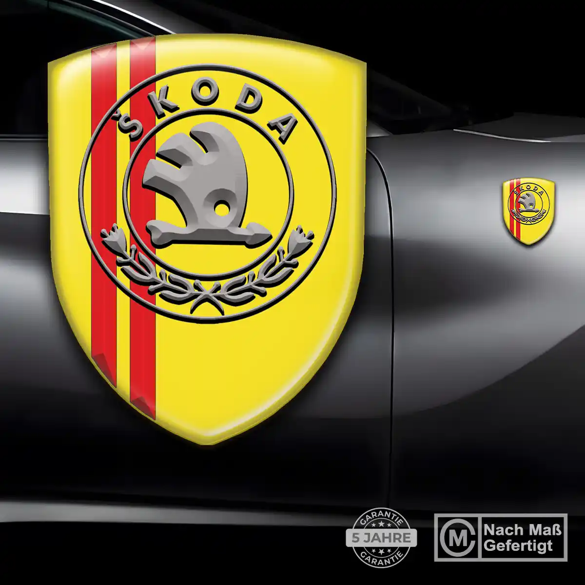 Skoda Embleme Auto Hohe Qualität