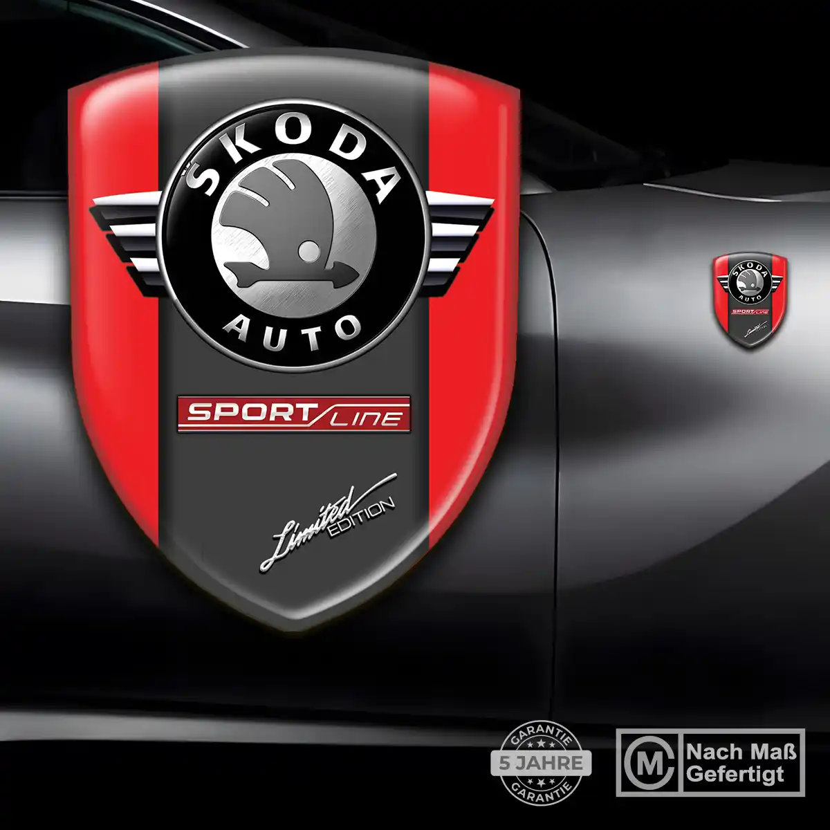 Skoda Embleme Auto Premium-Edition