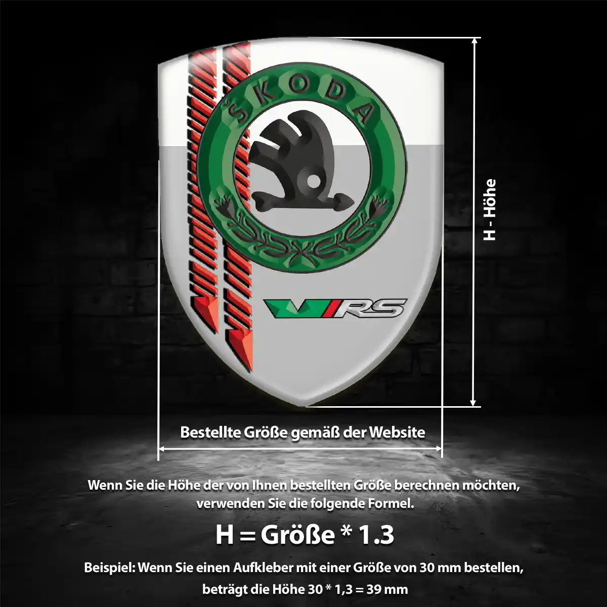Skoda Embleme Hohe Qualität