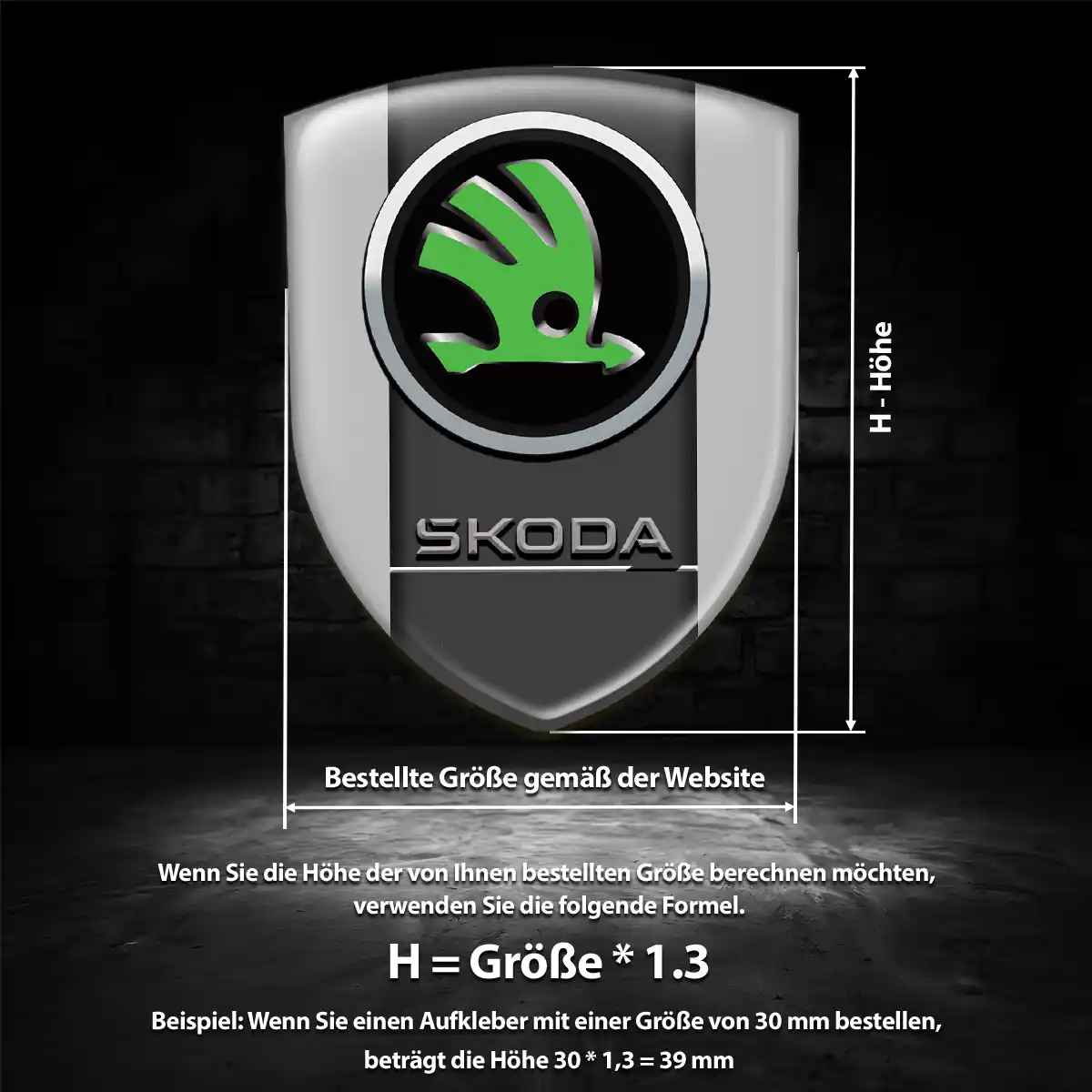 Skoda Embleme Premium-Edition