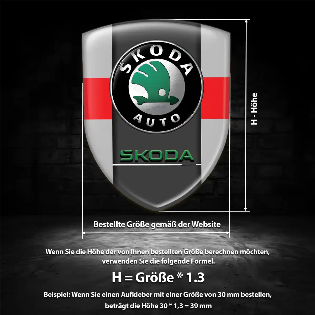Skoda Embleme Stilvolles Design