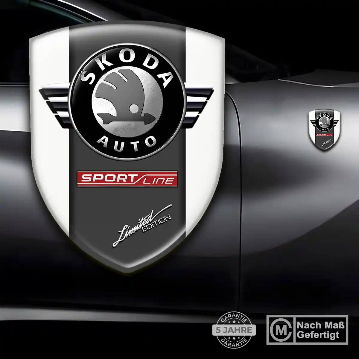 Skoda Silikon Aufkleber Hohe Qualität