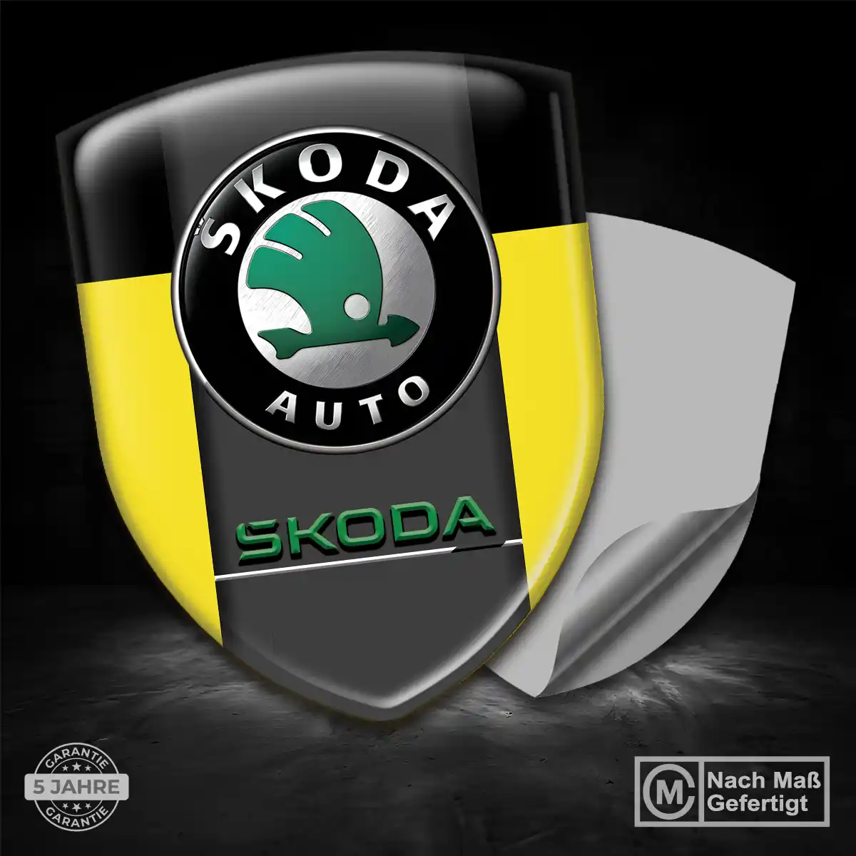 Skoda Silikon Aufkleber Wappen Hohe Qualität