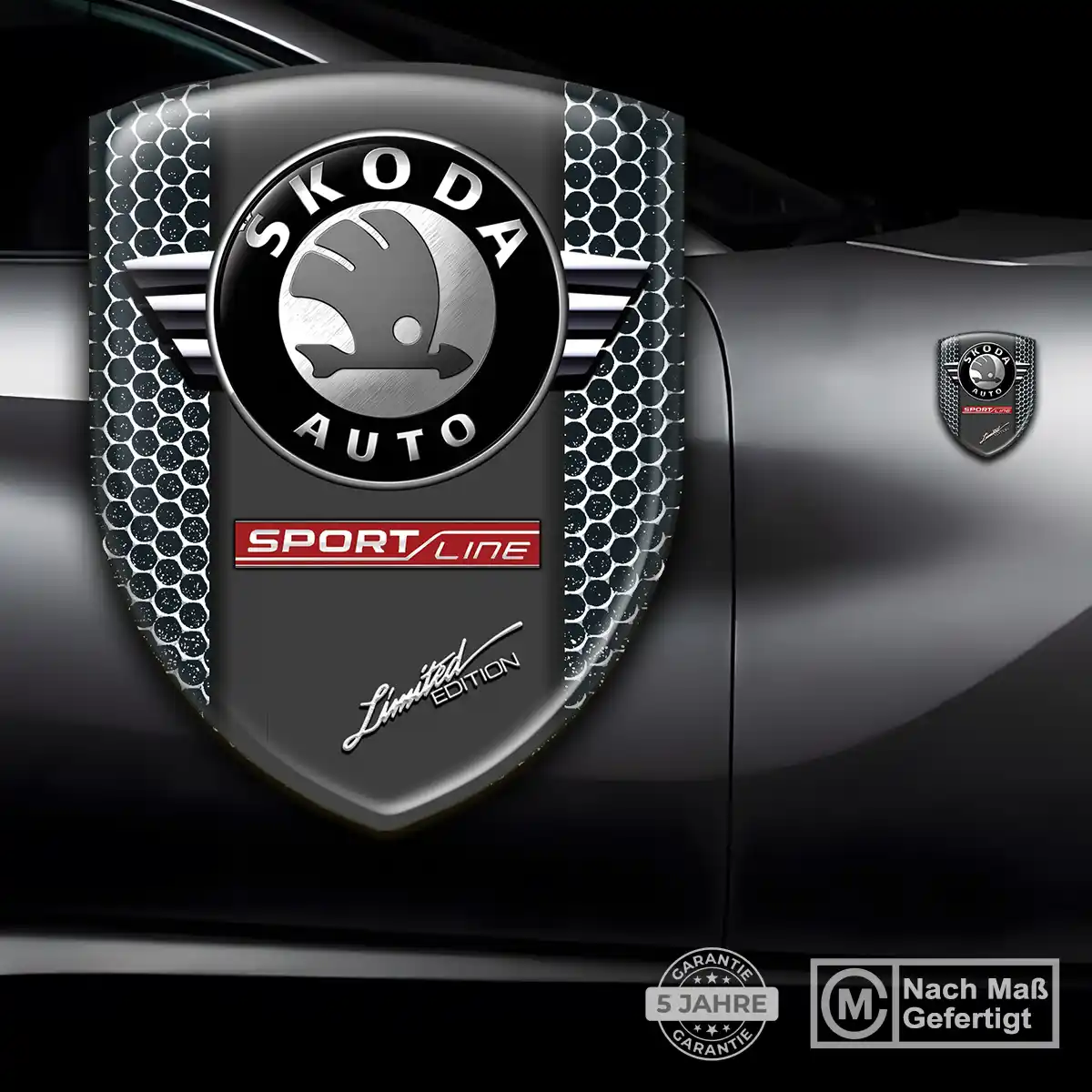 Skoda Wappen Aufkleber Auto Hohe Qualität