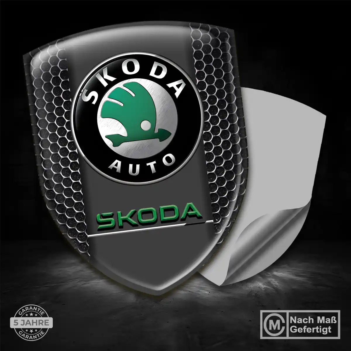 Skoda Wappen Aufkleber Emblem Auto Hohe Qualität
