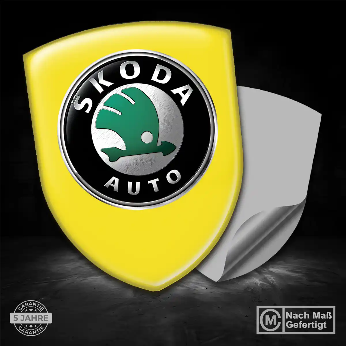 Skoda Wappen Aufkleber Hohe Qualität
