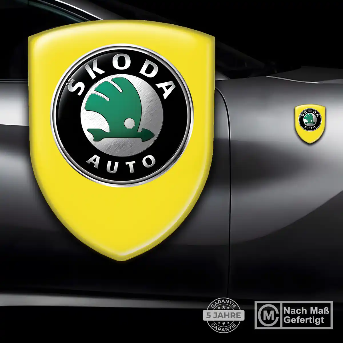 Skoda Wappen Aufkleber Hohe Qualität