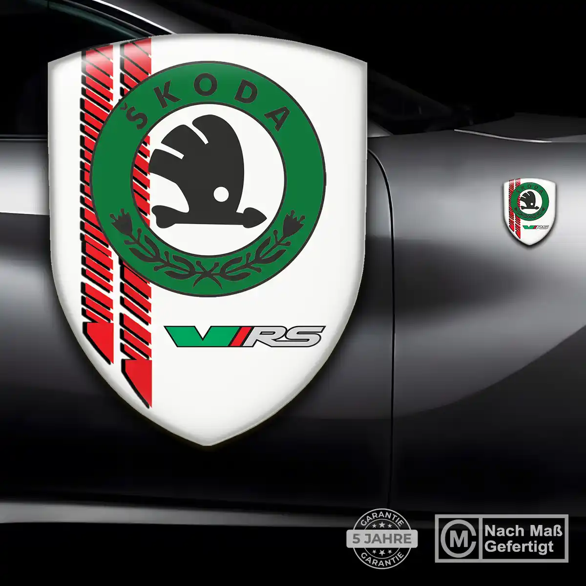 Skoda Wappen Emblem Aufkleber Hohe Qualität