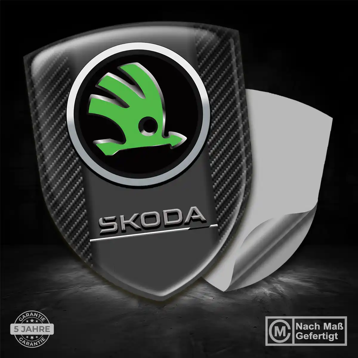 Skoda Wappen Emblem Auto Hohe Qualität